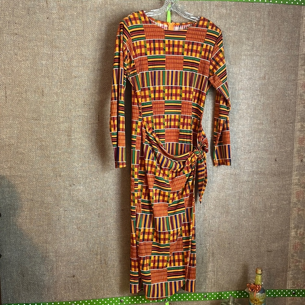Front wrap dress